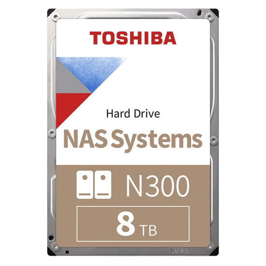 Toshiba 8TB NAS Hard Disk Drive - 7200 RPM Class SATA 6Gb/s 3.5 Inch Toshiba 8TB NAS Hard Disk Drive - 7200 RPM Class SATA 6Gb/s 3.5 Inch